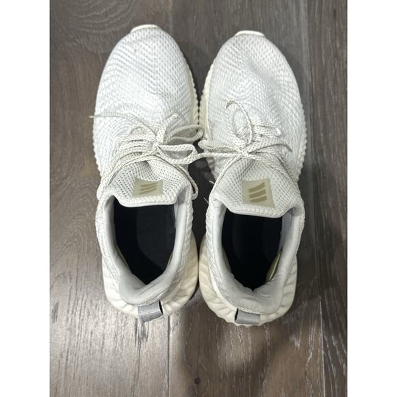 Adidas Men's Size 10 Alphabounce Instinct M Gold White sneaker running shoes - Picture 5 of 7